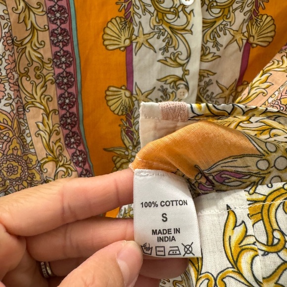 TIZZE BUCKHEAD BOXY TOP ENGINEERED PRINT S - Picture 7 of 8